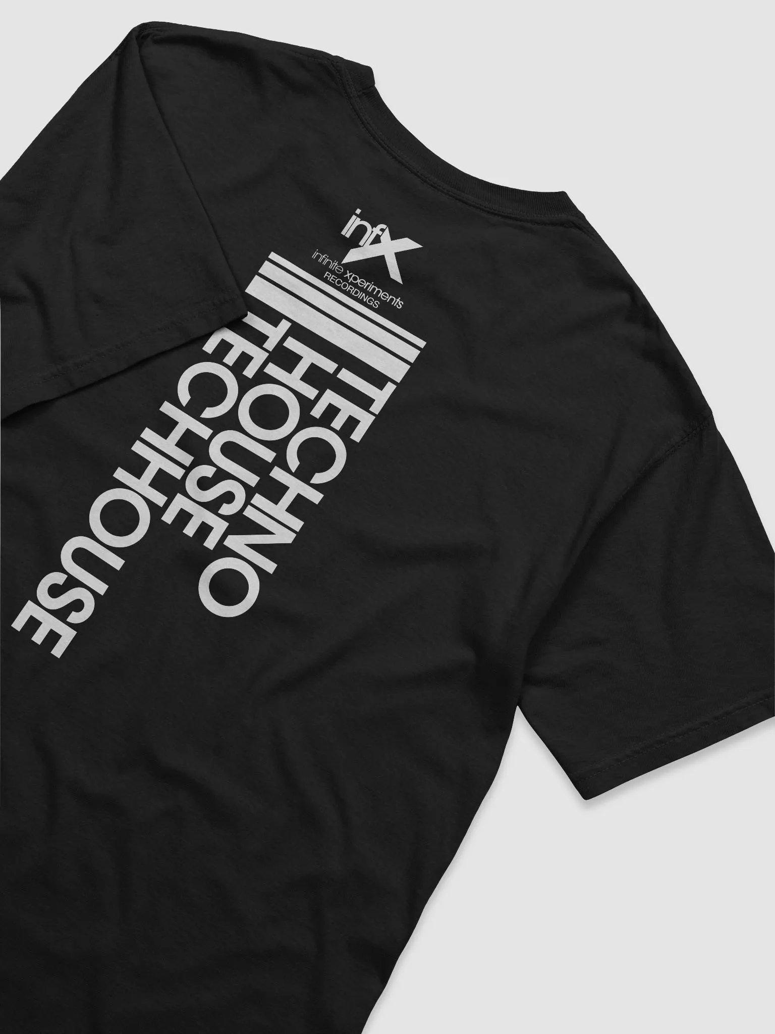 InfX Records Techno Black T-Shirt product image (4)