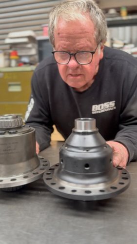 With some progress happening on the FG ute also, I dropped in to see long standing guru diff builder Graham Watson from Boss ...