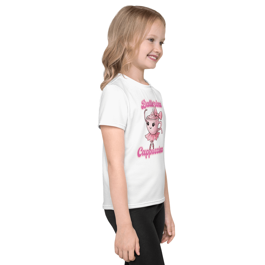 Ballerina Cappuccina – Watercolor Design Kids Tee product image (4)