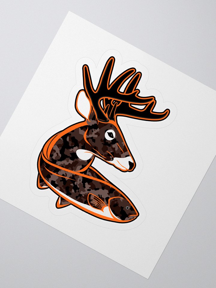 Orange Camo Magnet product image (2)