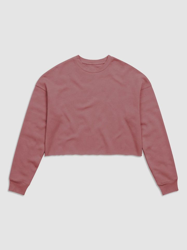 GAME ON warm fleece crop sweatshirt product image (2)