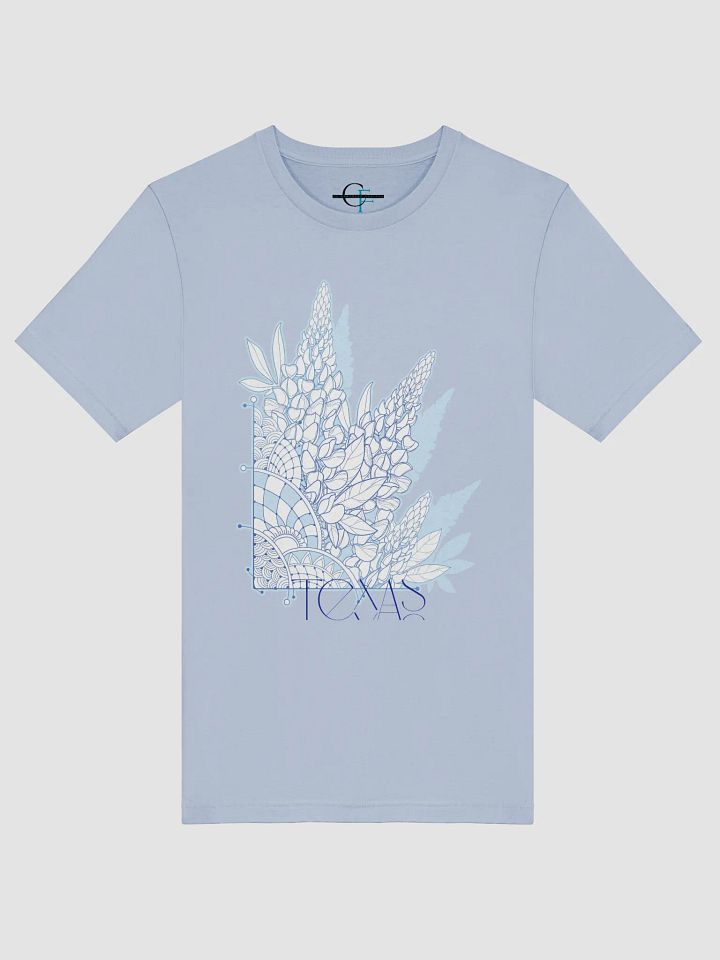 Texas in Bloom: Minimal Bluebonnet Line Art Tee product image (2)