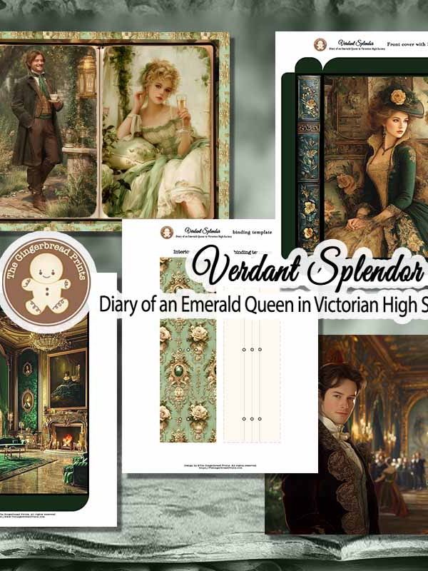 Diary of an Emerald Queen Journal - Verdant Splendor Download product image (9)