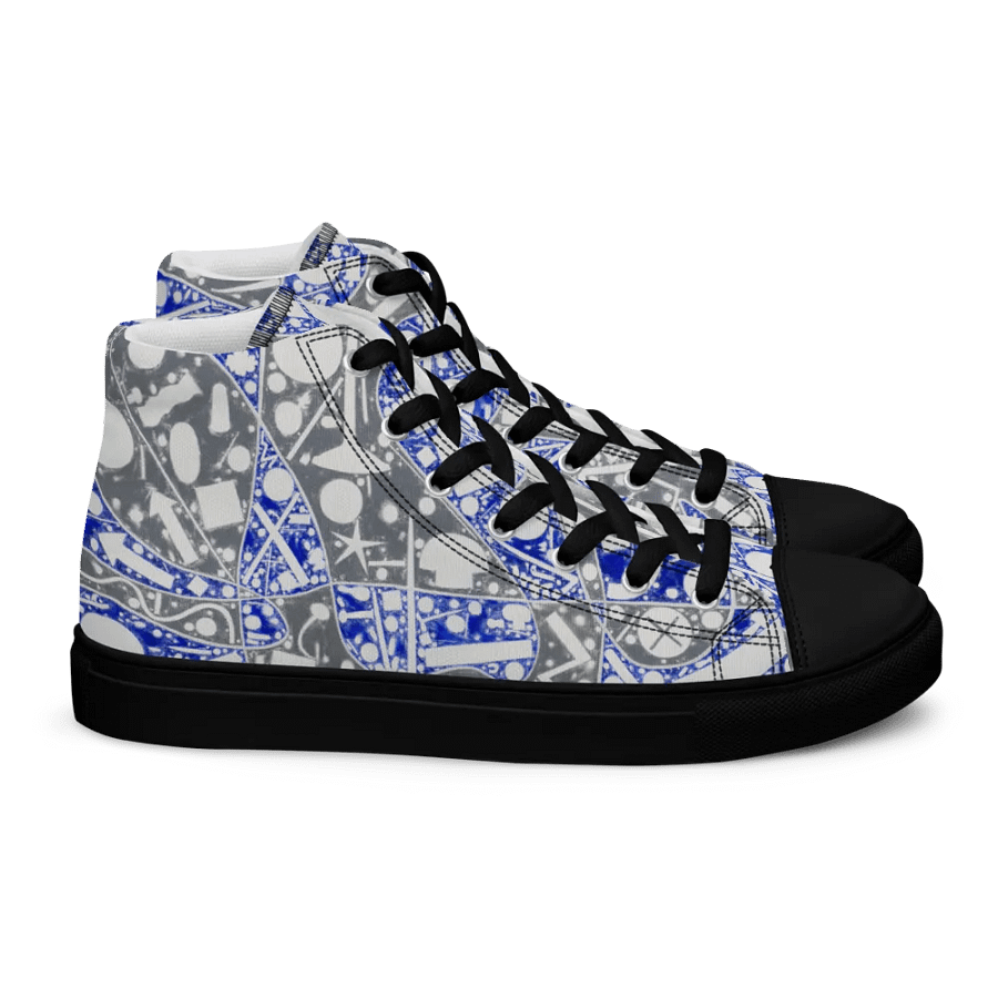 Cartoon Crankshaft Women's High Top Canvas Shoes product image (5)
