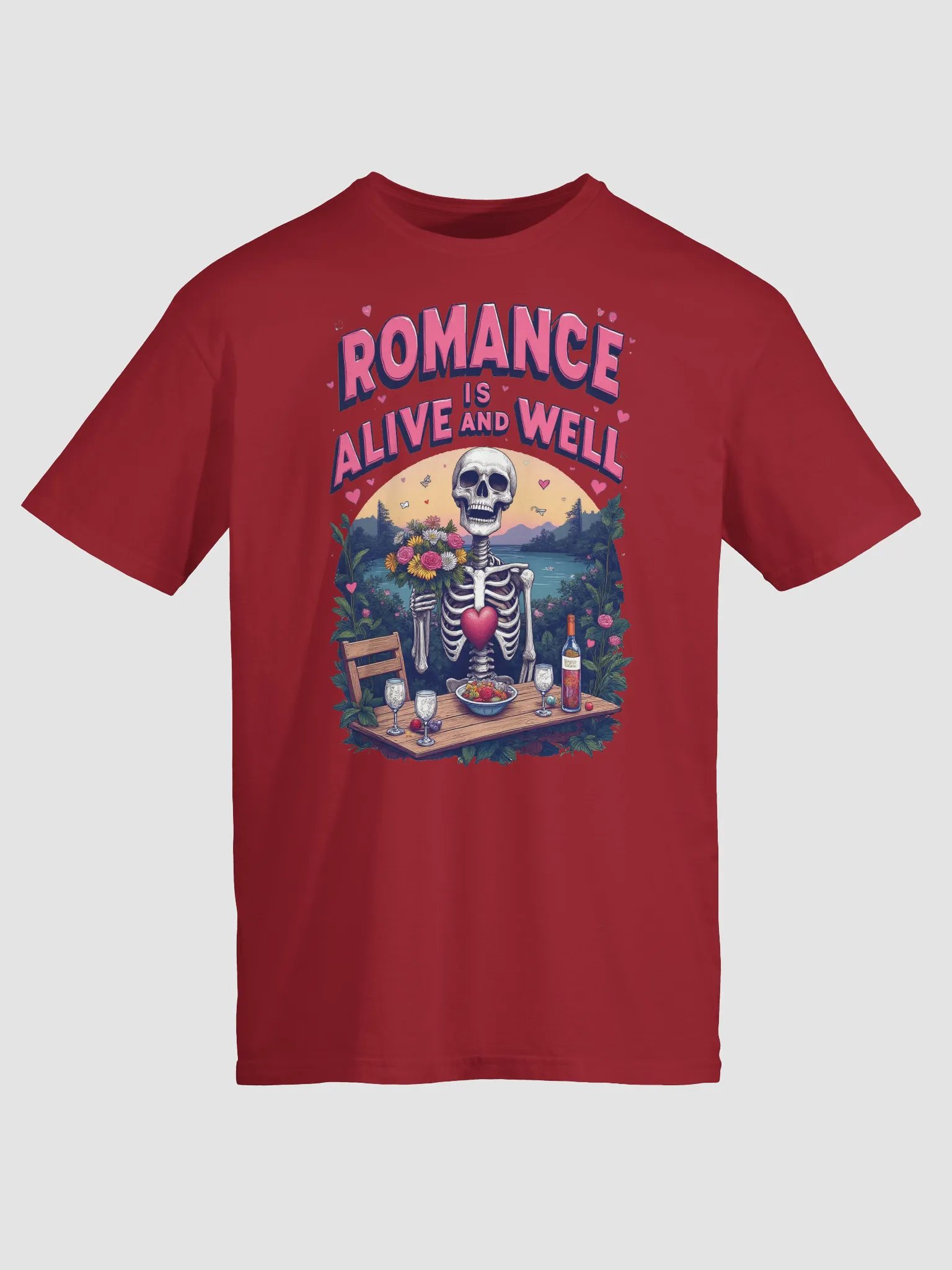 Romantic Skeleton Unisex T-Shirt product image (1)