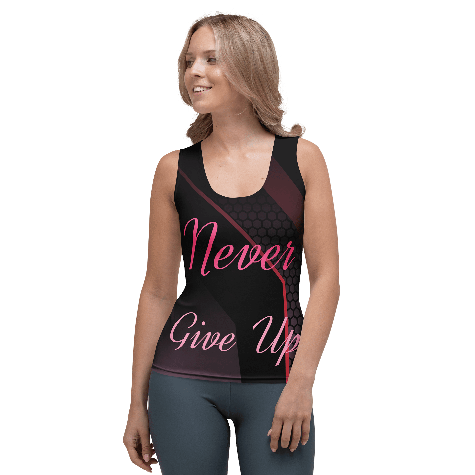. ORG Never Give Up Women's Geometric Tank Top product image (1)