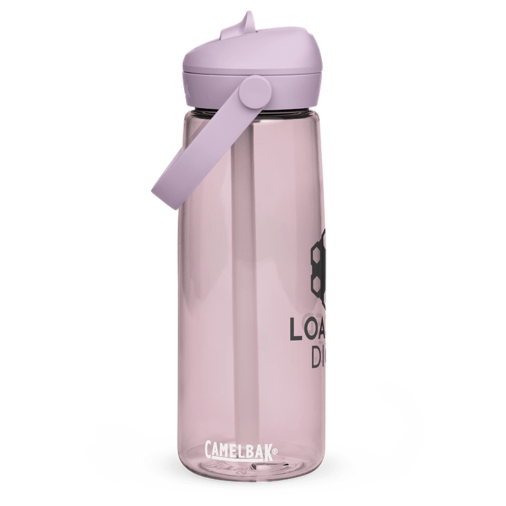 Loaded Dice Graphic Water Bottle Pink product image (1)