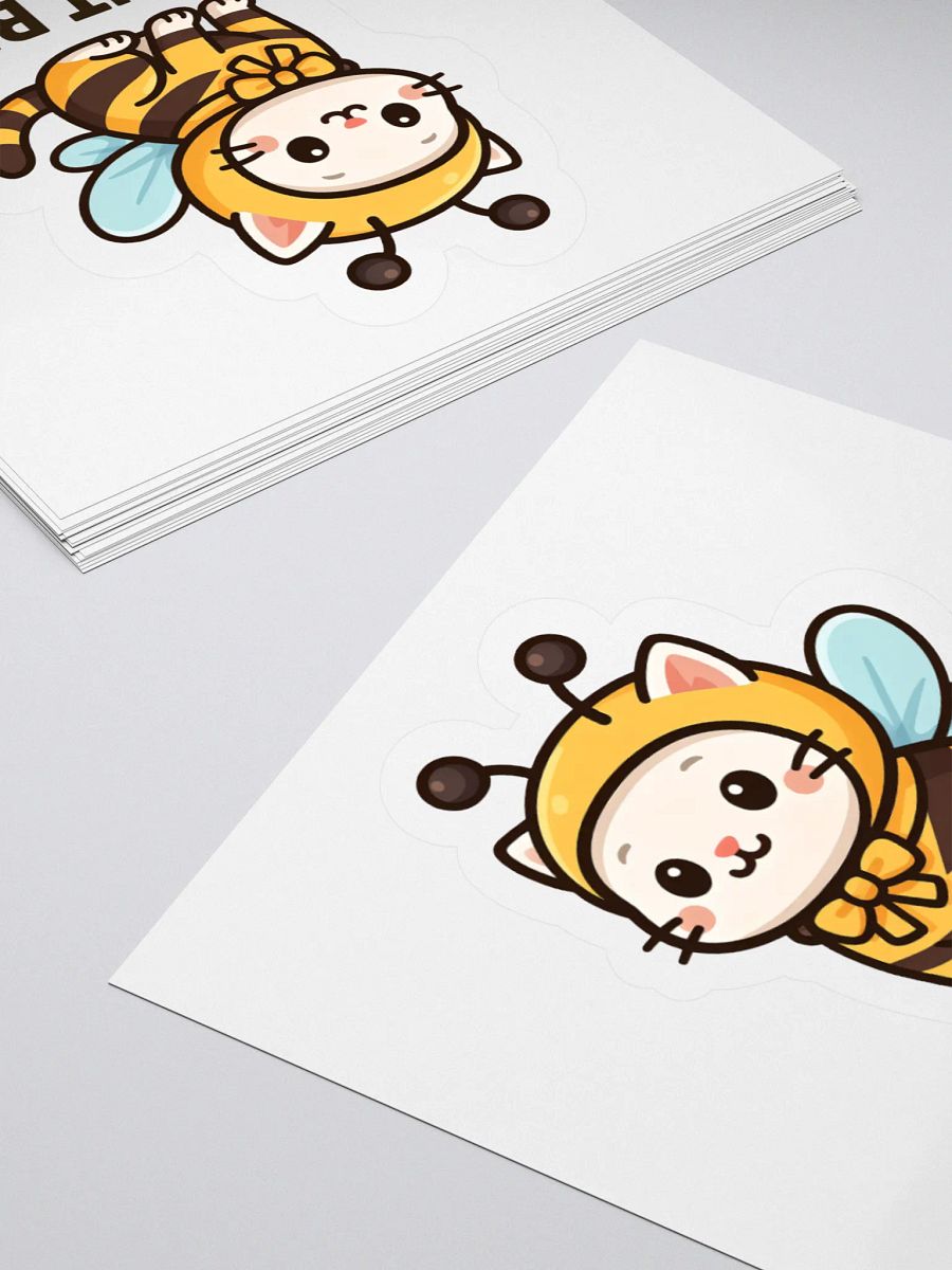 Let It Bee Cat Sticker product image (10)