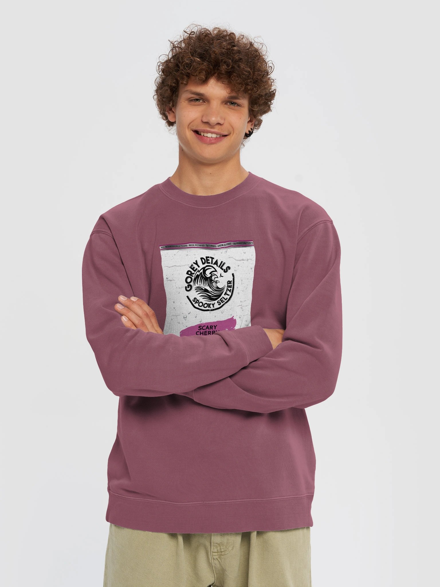 Spooky Seltzer - Independent Trading Co. Unisex Midweight Pigment Dyed Sweatshirt product image (25)
