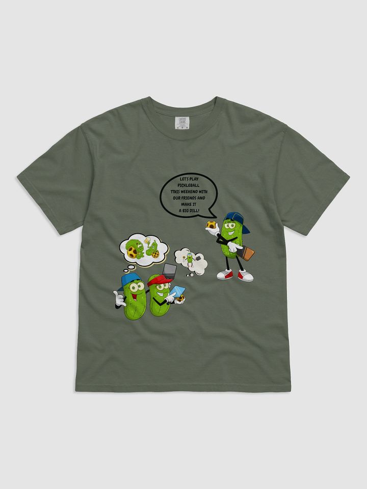 Pickleball Make It A Big Dill Heavy Cotton T-Shirt product image (2)