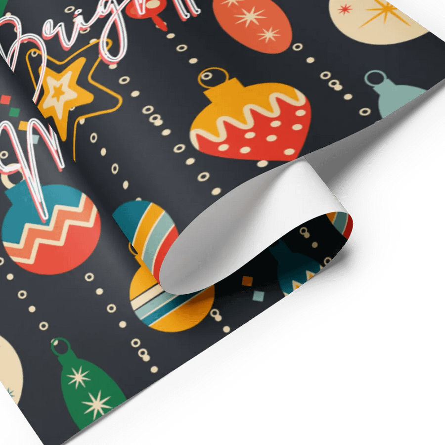 Merry & Bright Wrapping paper product image (7)