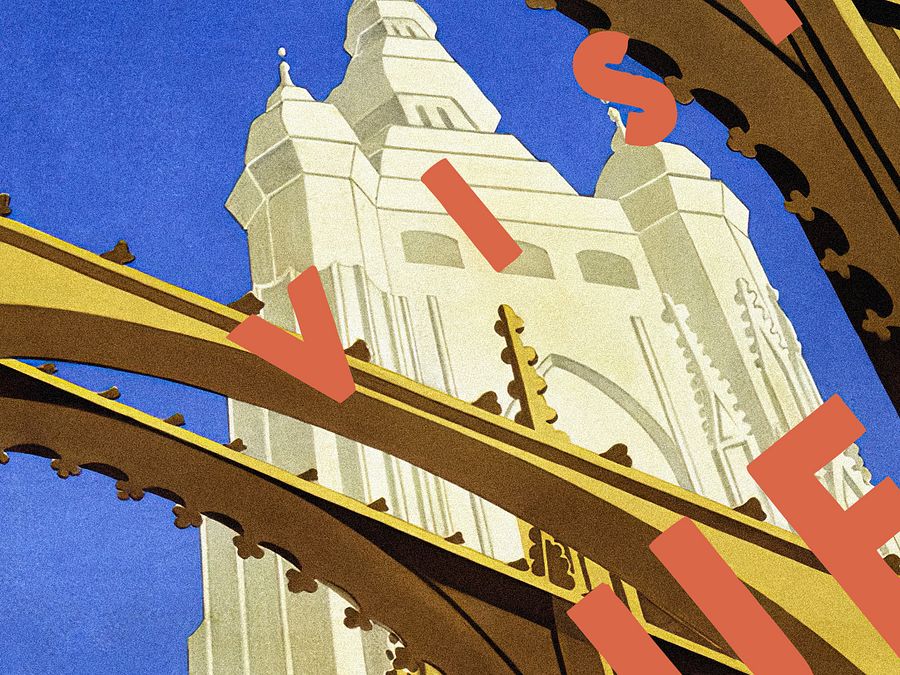 Prague, Czech, 1930s — Retro vintage travel poster, retro travel poster, propaganda poster, art deco poster product image (4)