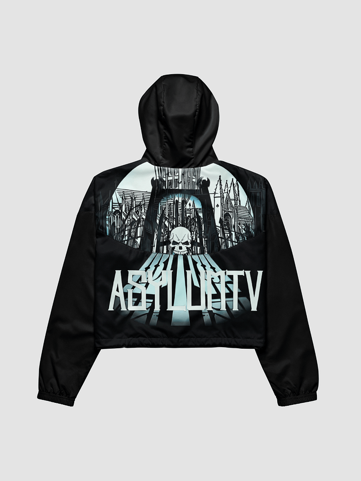 [AsylumTv] All-Over Print Women's Cropped Windbreaker Sublicolor 915 product image (2)