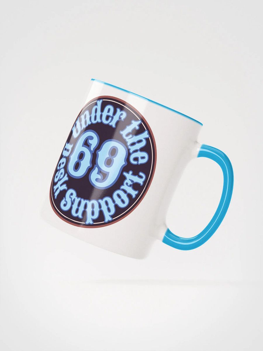 Desk Support Ceramic Mug with Color Inside product image (2)