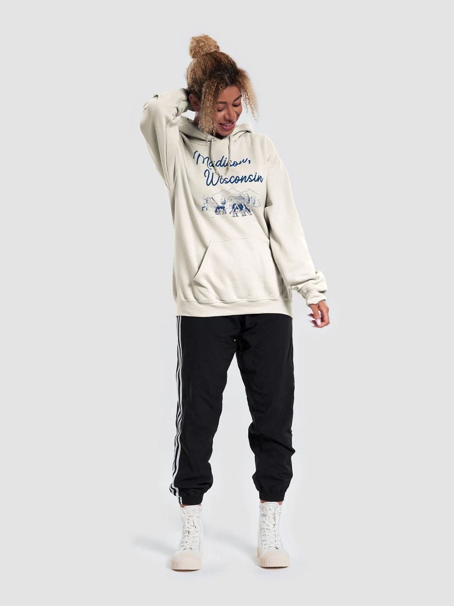 wisco cow hoodie!!!! product image (5)