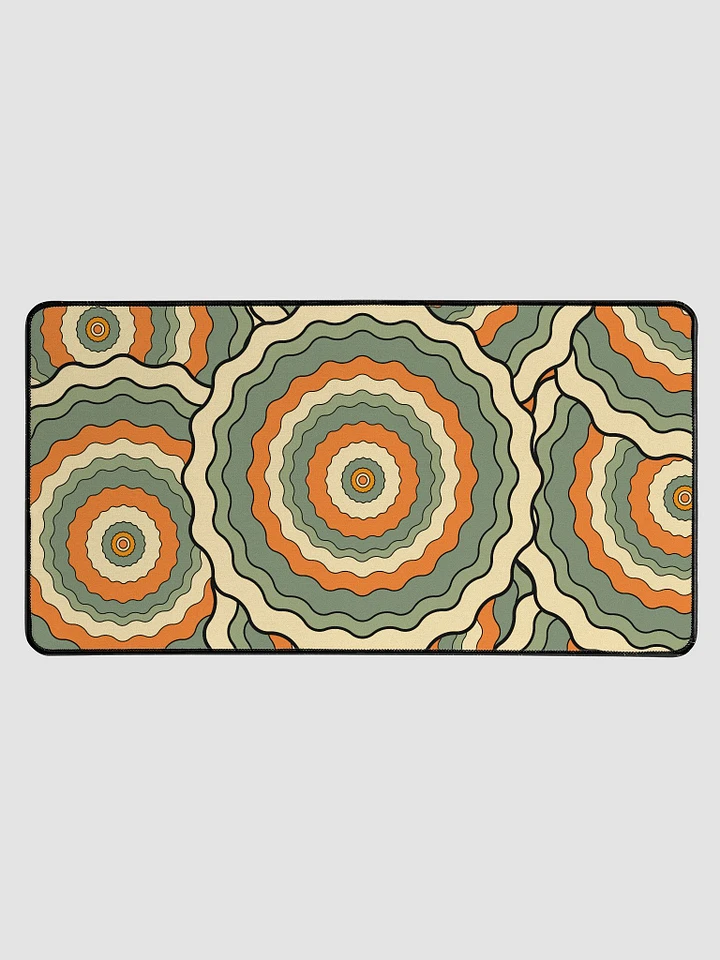 Pumpkin - Waves | L - Desk Mat product image (1)