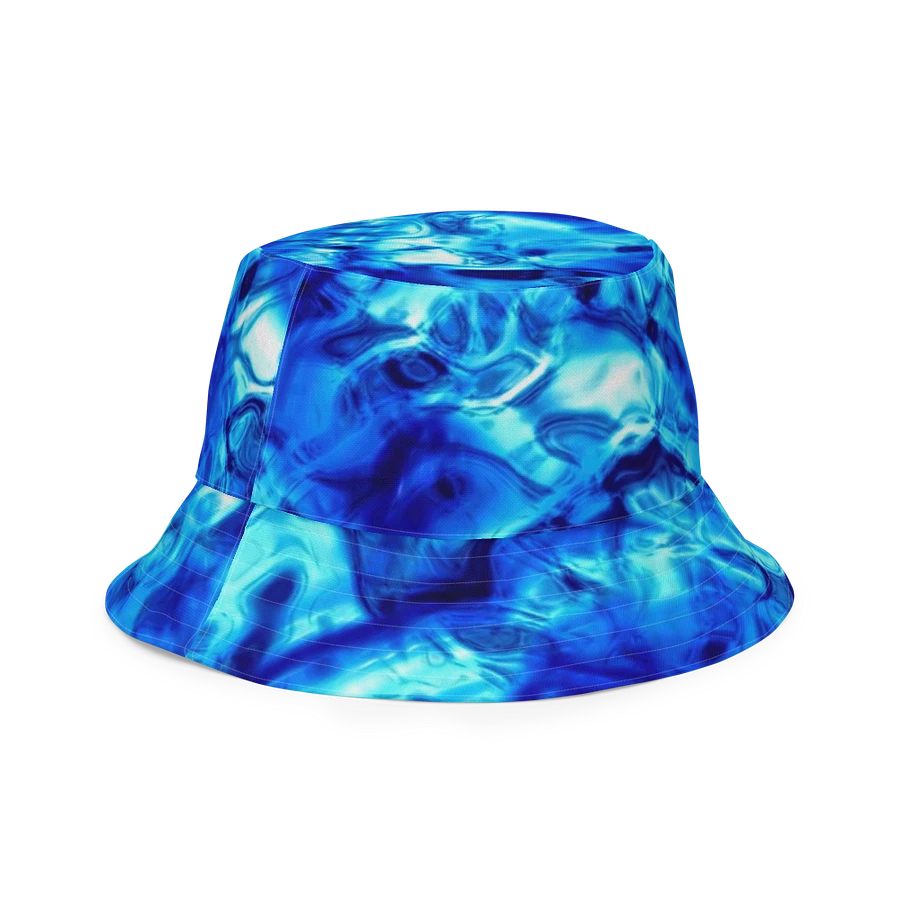 Blue Fractal Flower Kaleidoscope Bucket Hat product image (12)