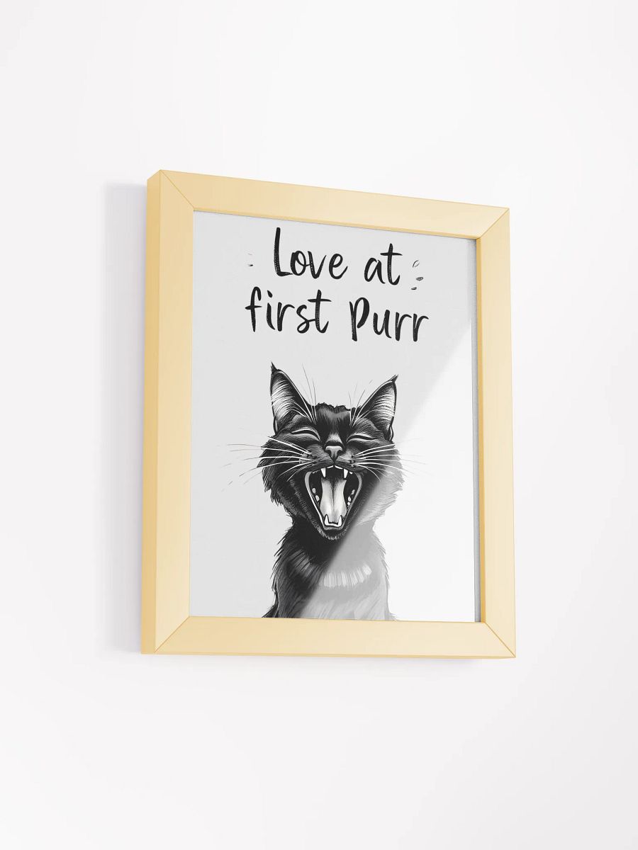 Pawsitively Adorable Matte Cat Poster product image (3)