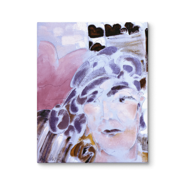 Head of a Woman (1984) on canvas product image (2)