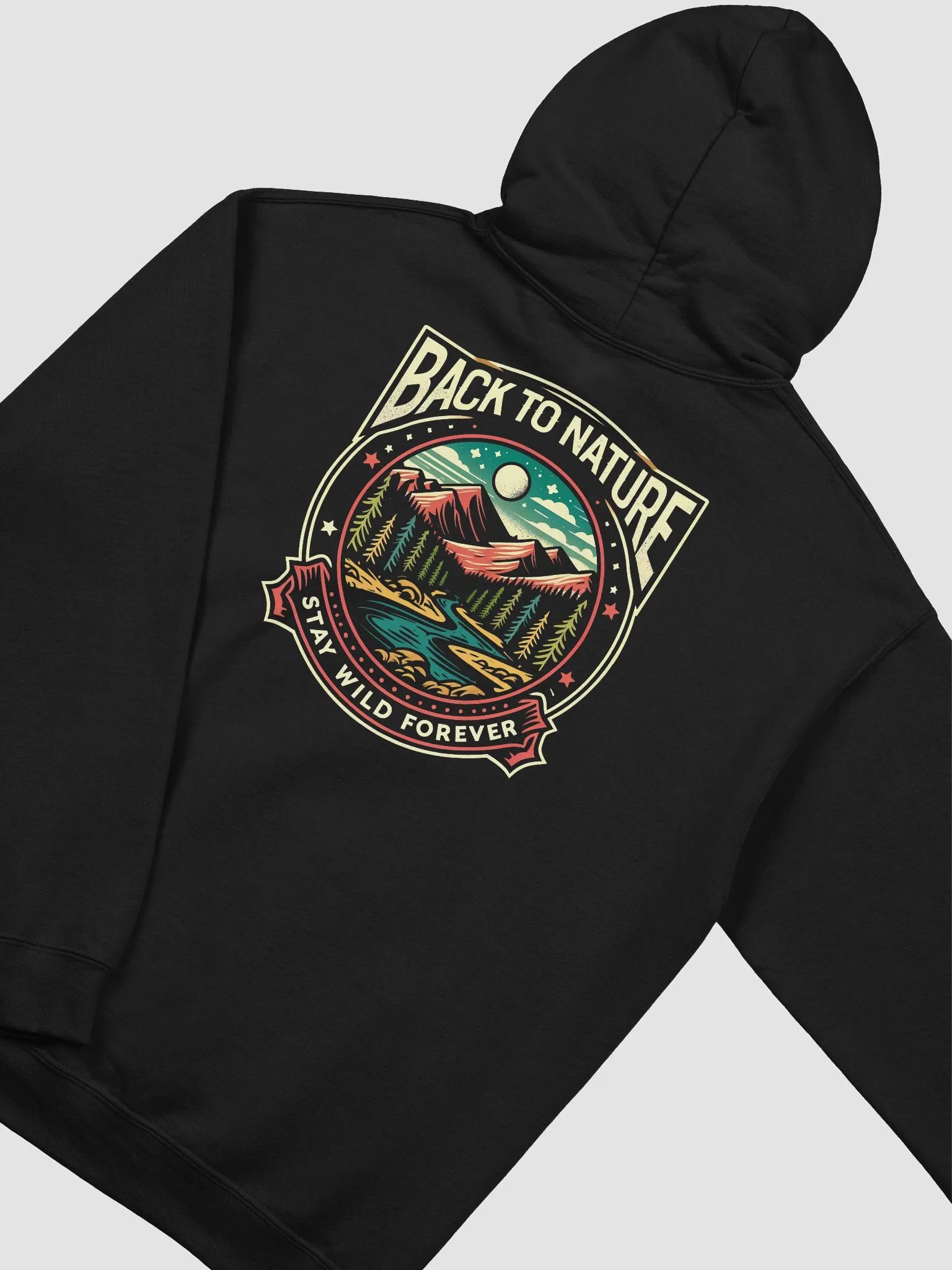 Stay Wild: Back to Nature Adventure Hoodie product image (3)