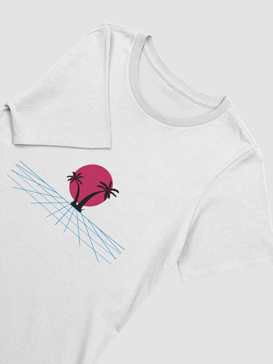 Retro Sunset Palm Trees Women's Relaxed T-Shirt product image (3)