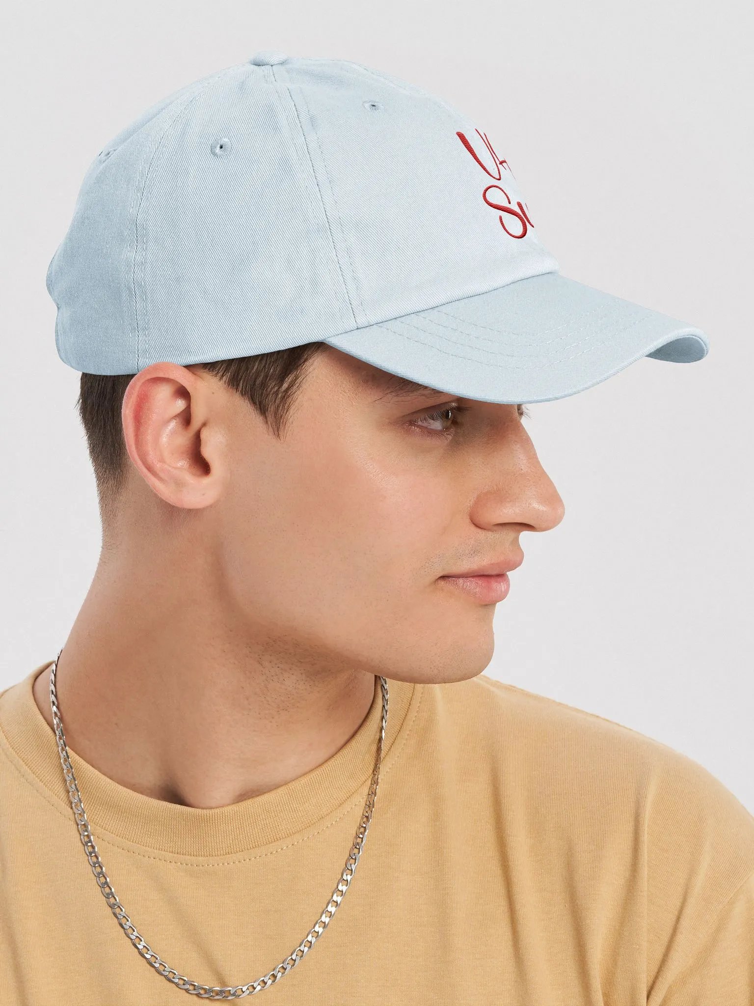 VAR Sucks Red Dad Hat product image (6)