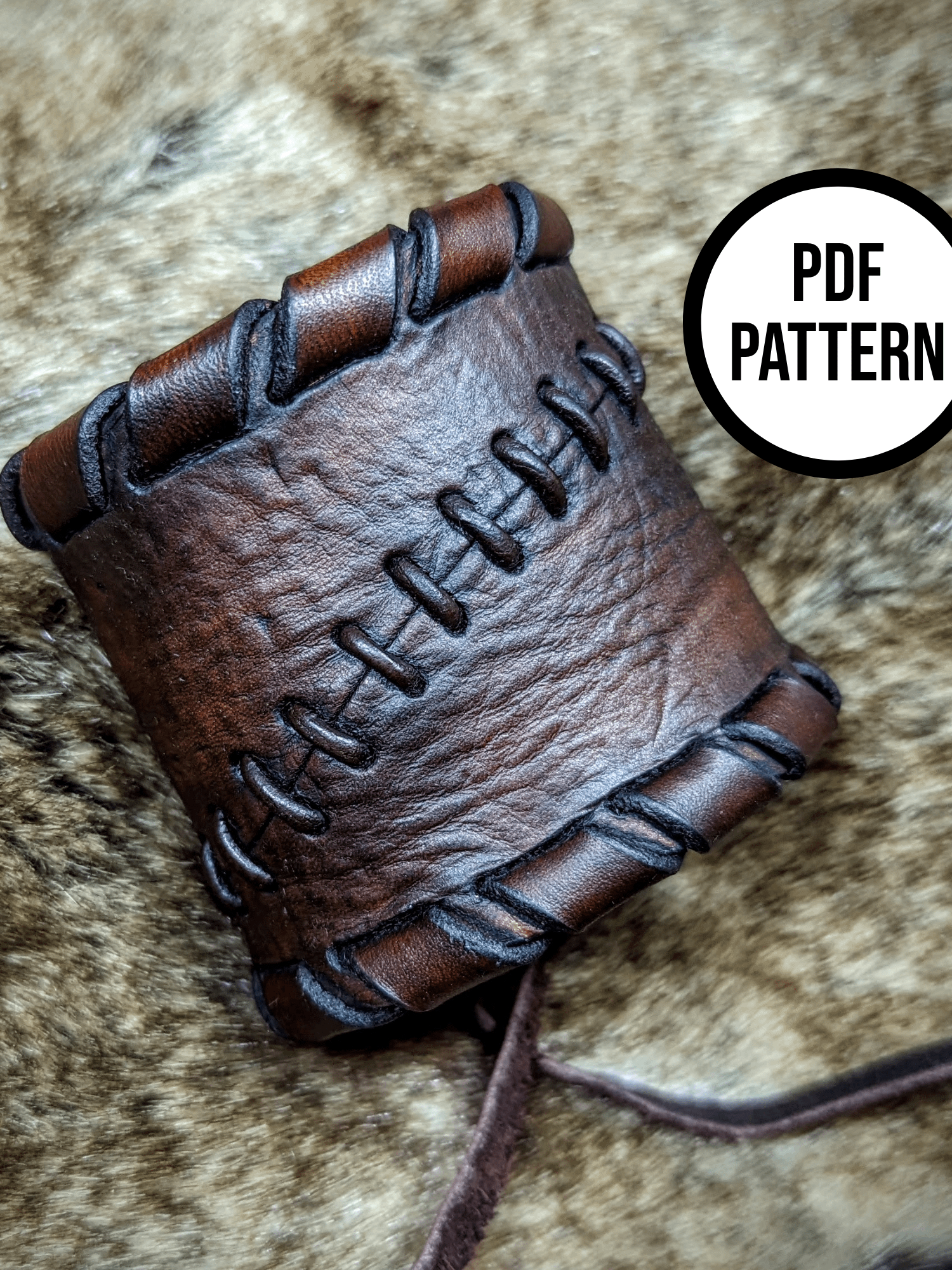 Floki Leather Cuff - Everyday Cosplay PDF Pattern for Leatherwork product image (2)