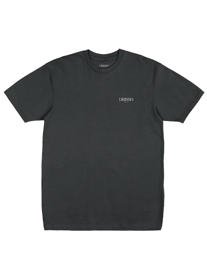 Drisso Paris™ Black Cotton Heritage Men’s Premium Heavyweight Tee product image (1)