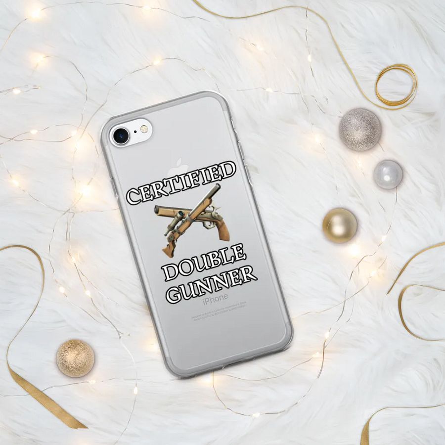 Certified Double Gunner iPhone Case Clear product image (8)