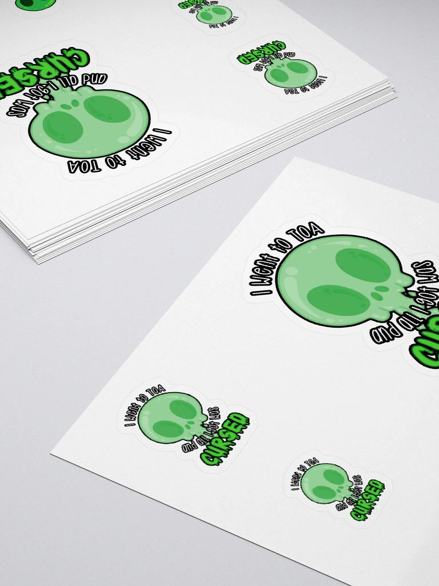 All I Got Was Cursed - Monk - Sticker Sheet product image (4)