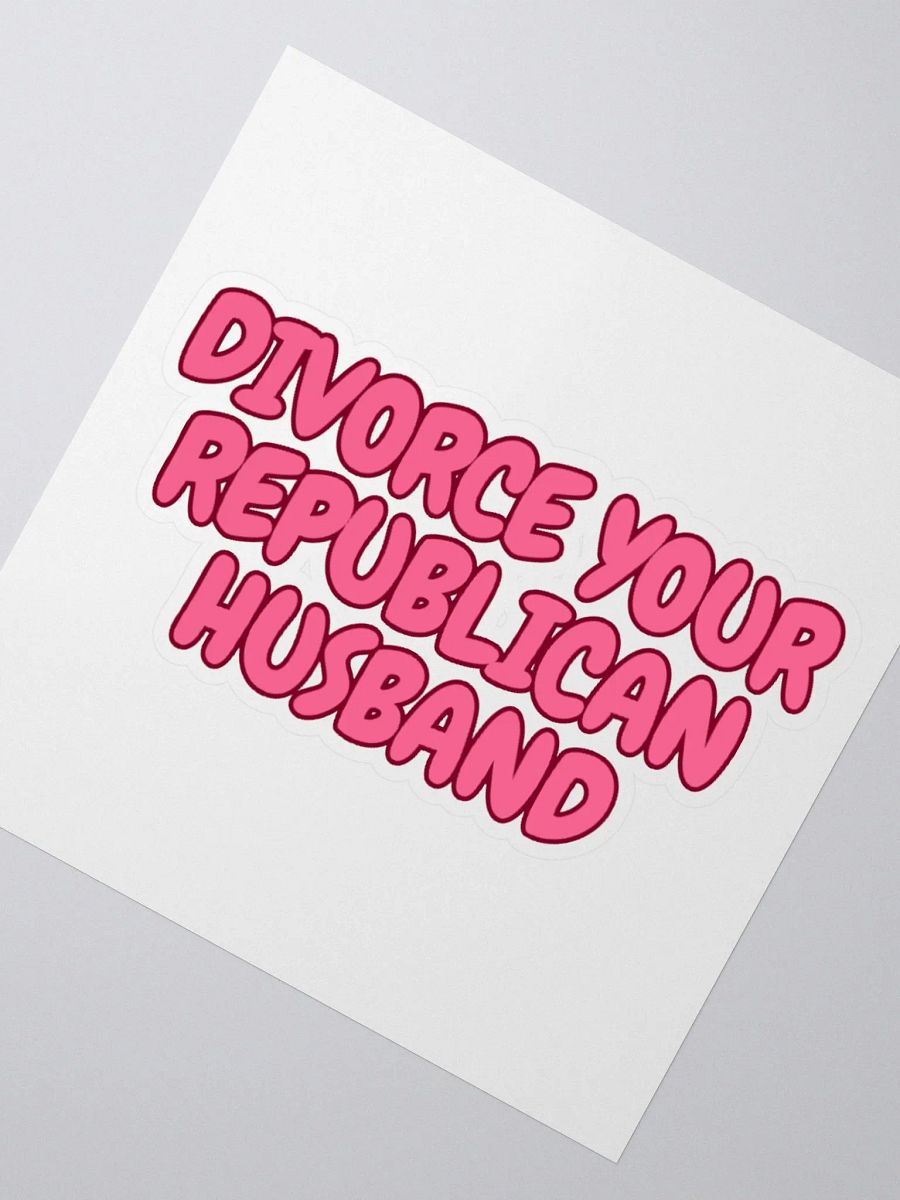 Divorce Your Republican Husband Sticker product image (2)