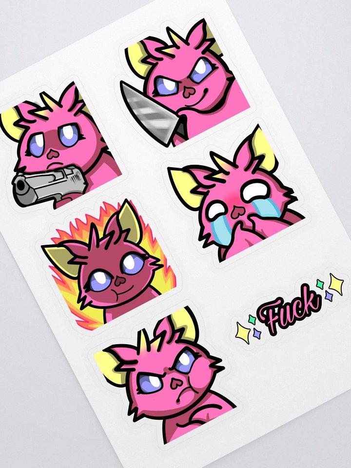 Emotional Batty Sticker Sheet product image (1)