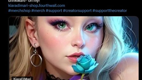 Don't forget the Merch Shop! T-shirts and hoodies and drinkware oh my! 
https://kiaradimari-shop.fourthwall.com/

#merch #mer...