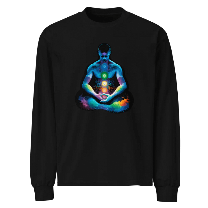 [Meditation] - Unisex Premium Heavyweight Long Sleeve Shirt product image (1)