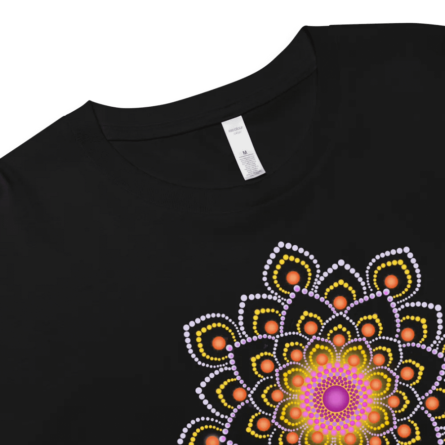 Simple Colorful Dot Mandala Crop Top product image (4)