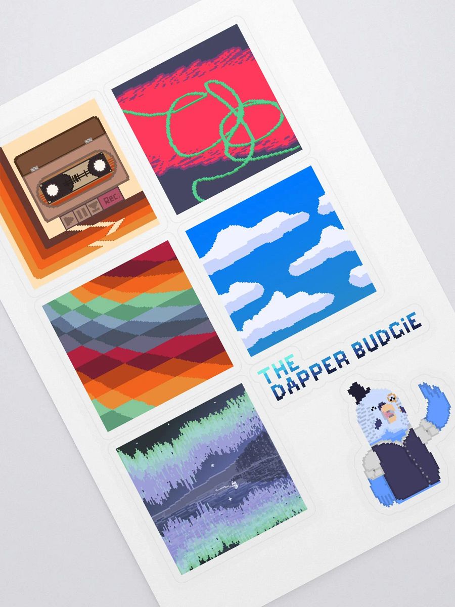 Square Decal Sticker Sheet product image (1)