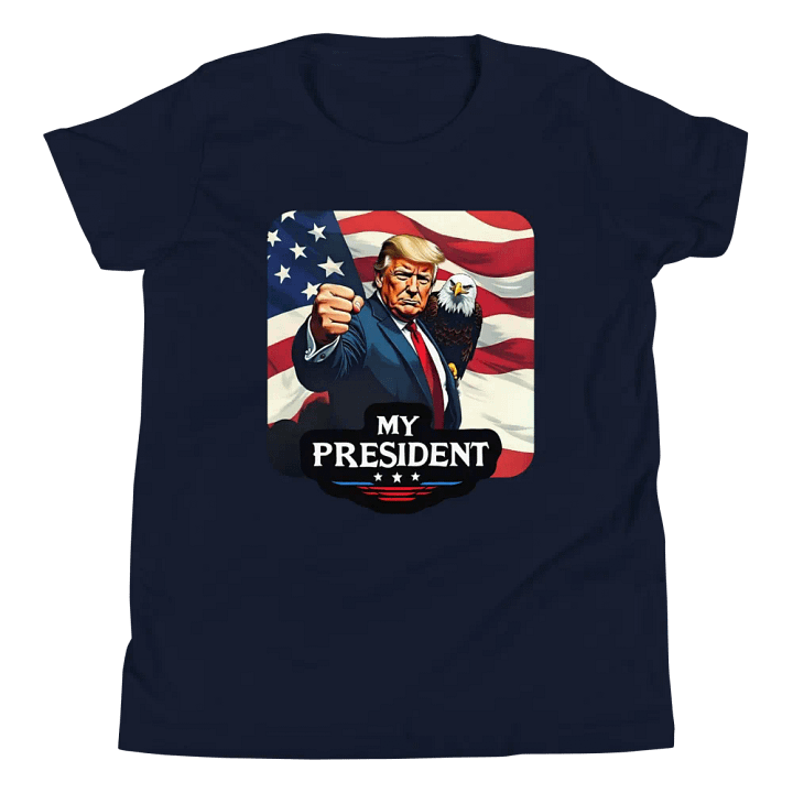 Kid's T-Shirt: Trump, My President, with Eagle product image (13)
