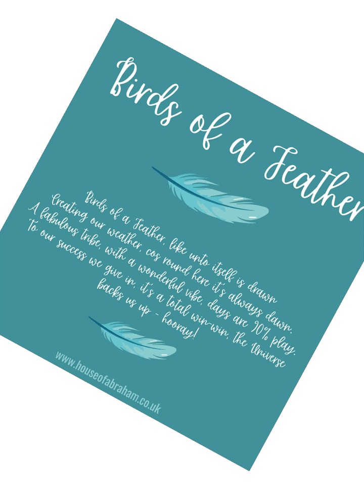 Birds of A Feather - Teal Sticker product image (2)