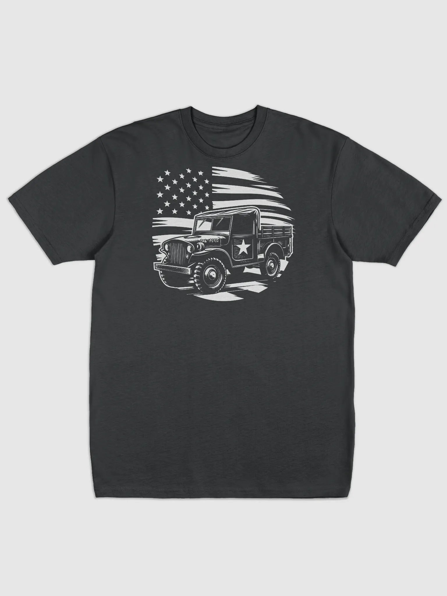 Vintage Patriot Jeep Flag Tee product image (1)