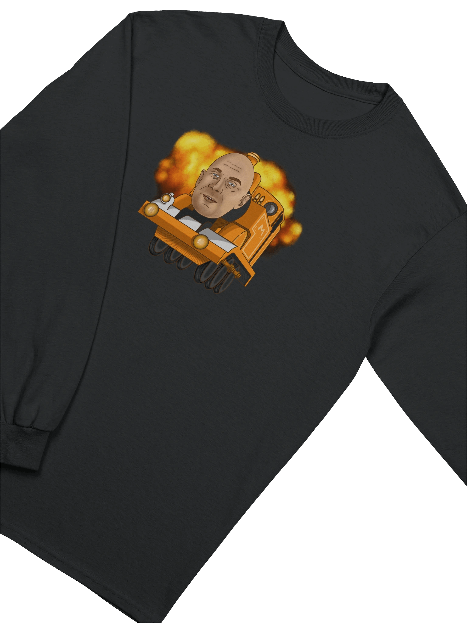 train go boom - long sleeve product image (3)