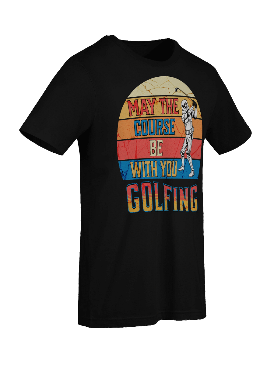 May The Course Be With You Golfing Galactic Adventure T-Shirt product image (3)