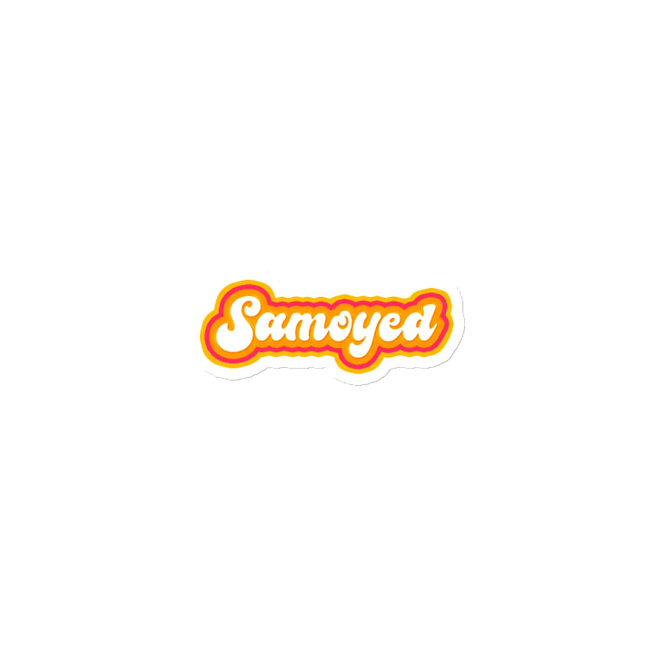 Samoyed Magnet In Fun Colors For Samoyed Lovers product image (2)