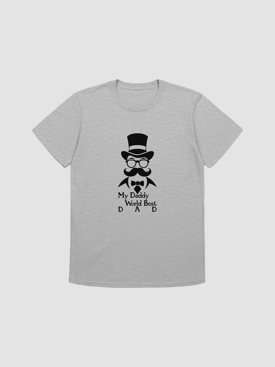 World's Best Dad Unisex T Shirt - Father's Day T Shirt Gift, Daddy Quote Apparel, Gen Z Fashion Top, Short Sleeve Jumper, Dad Birthday product image (2)