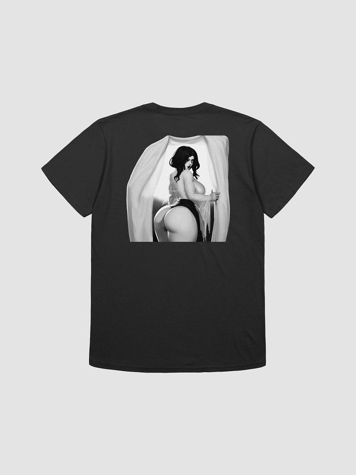 Ethereal Flow Black & White Gildan Unisex Softstyle T-Shirt product image (2)