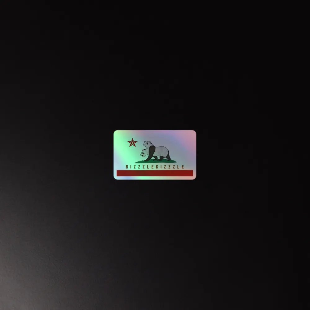 BizzzleKizzzle Flag Holo Sticker product image (4)