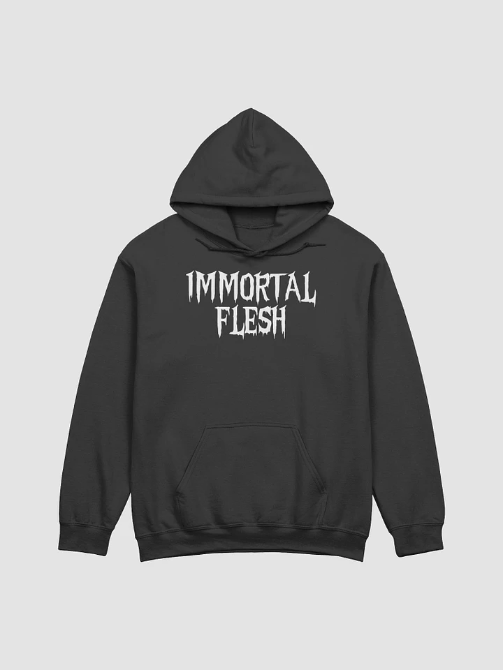 Immortal Flesh Hoodie Script White product image (1)