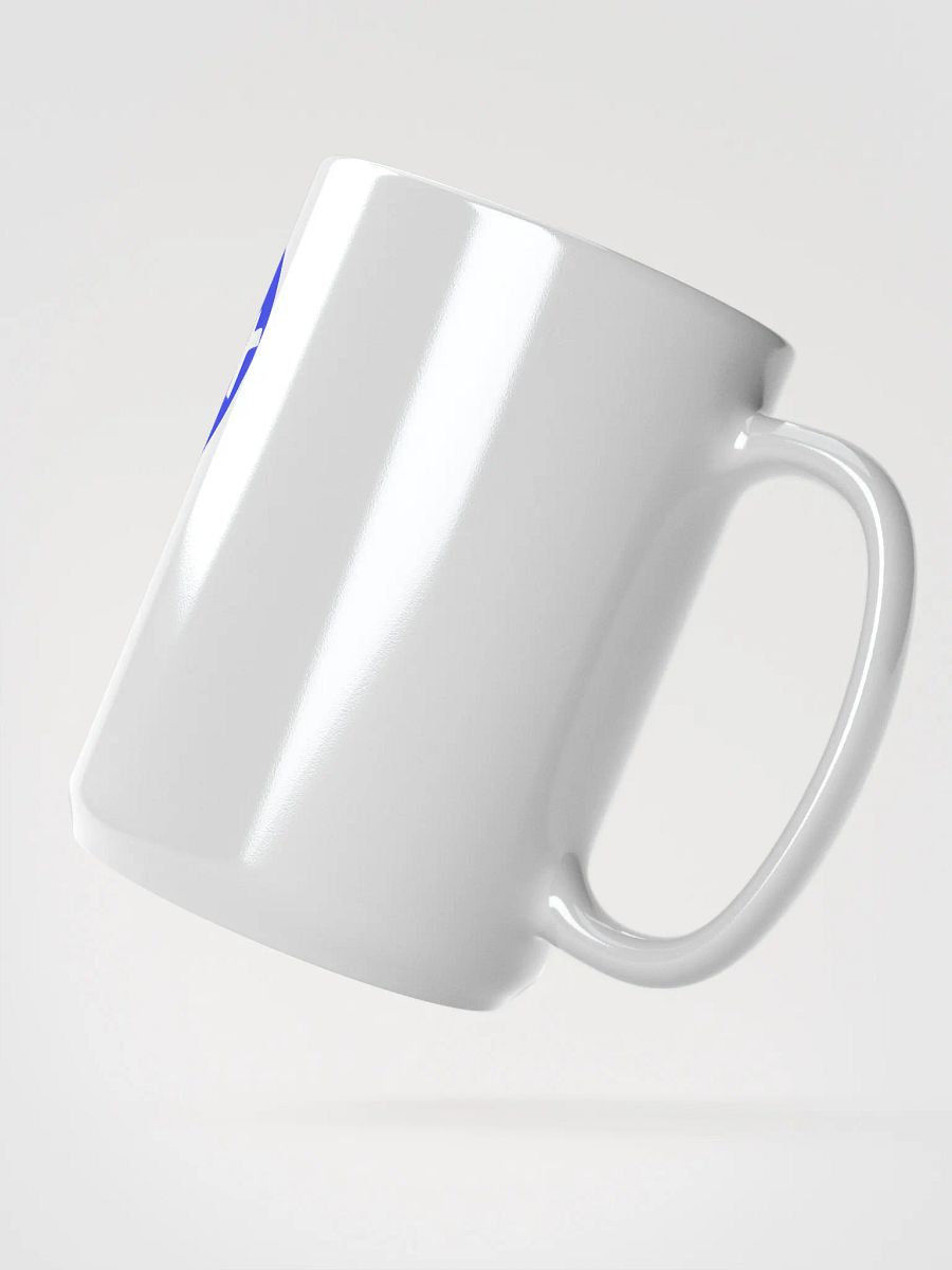 HOT BOX FAM TRANSPARENT ROYAL BLUE LOGO ON COFFEE MUG product image (2)