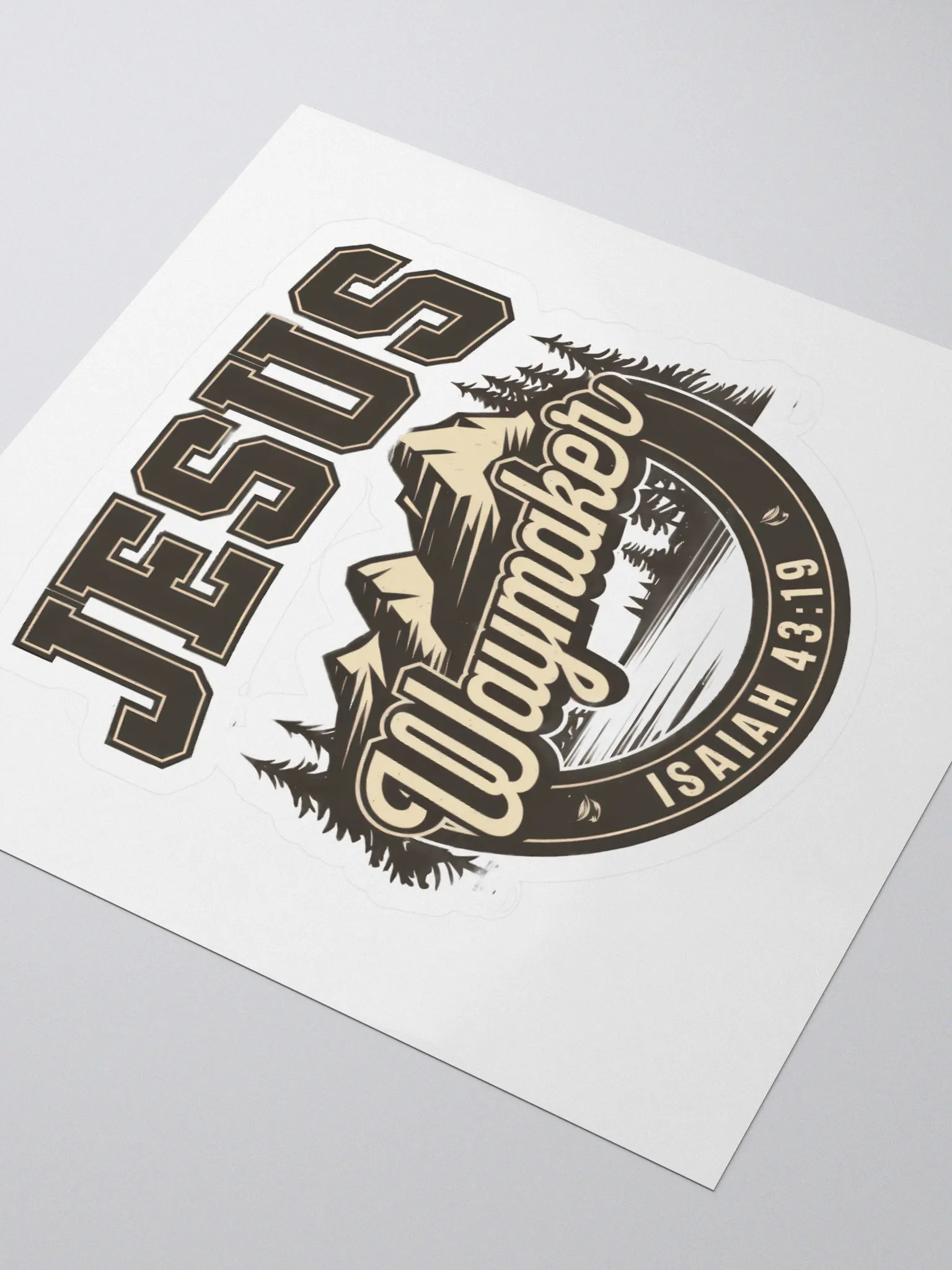 JESUS the Waymaker sticker product image (3)