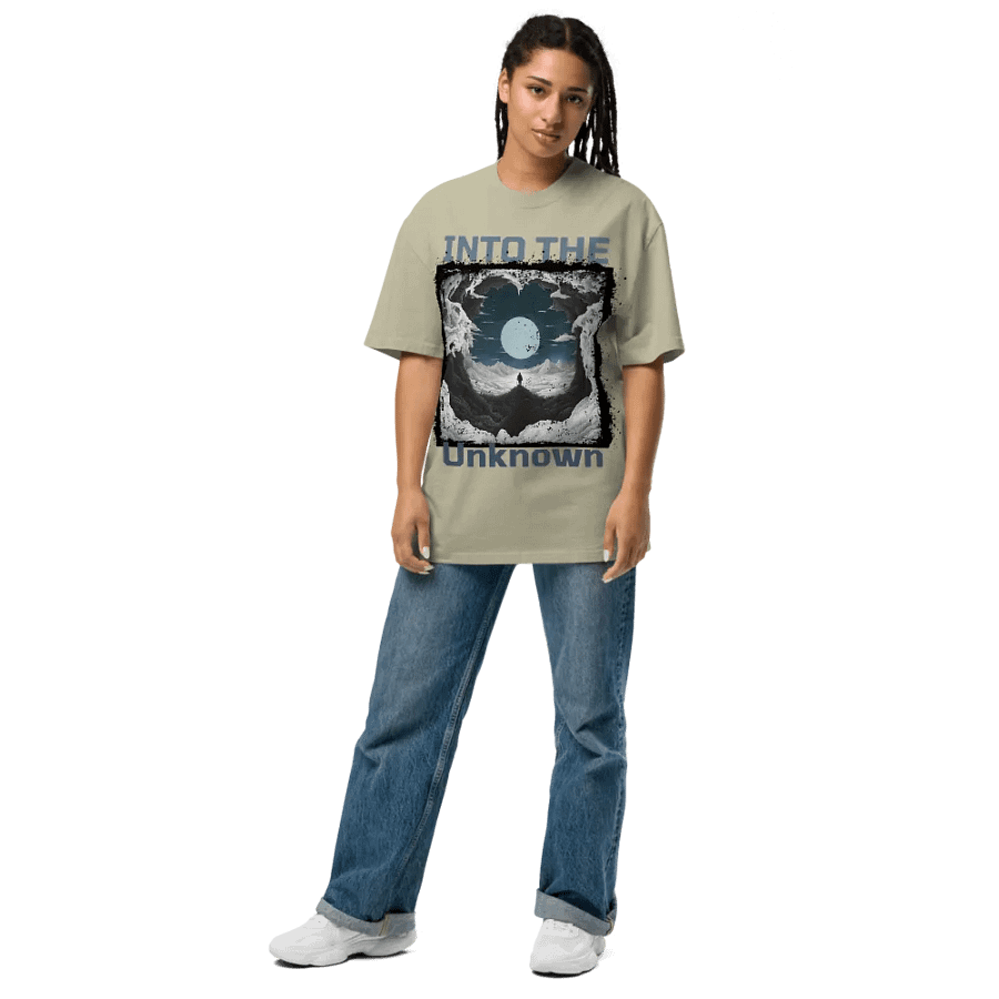 Into the unknown unisex faded tee product image (7)