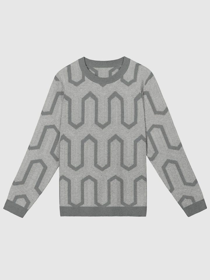 Geometric Mosaic Jacquard Crewneck product image (5)